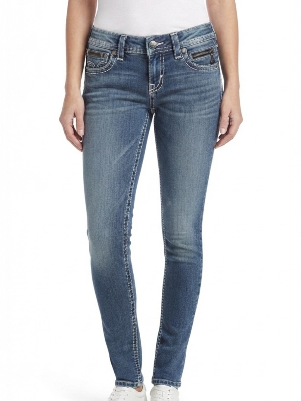 ReRock Women’s Blue Slim Skinny Fit Jeans Size 26